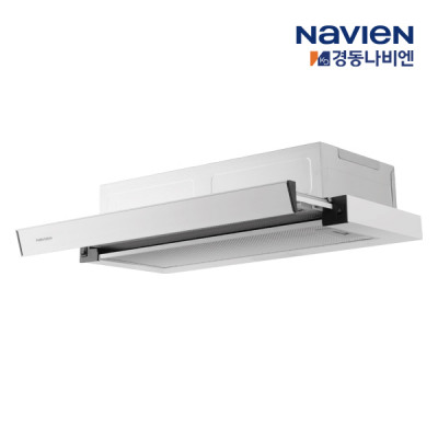 [RGS151-06PA] 경동나비엔 슬림형 환풍기 가정용 주방 레인지 실버 슬라이드 후드 600mm 600장용